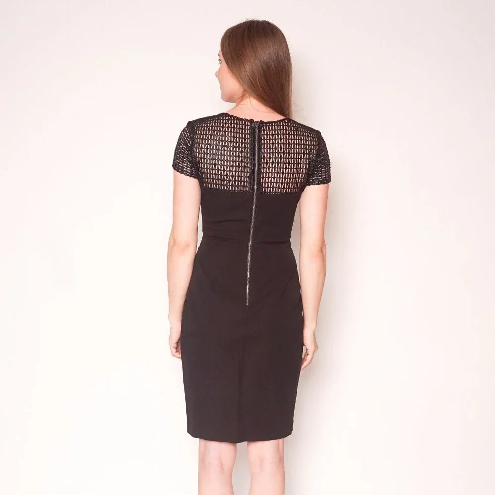 ROLAND MOURET Banana Republic Sheath Black Dress - Picture 4 of 7